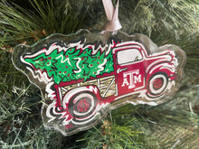 Load image into Gallery viewer, Texas A&M Truck Ornament by Justin Patten