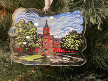 Load image into Gallery viewer, The Ohio State University Ornament of University Hall by Justin Patten