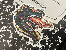 Load image into Gallery viewer, The University of Alabama at Birmingham Mascot Blaze Painted Logo Durable Sticker by Justin Patten