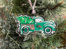 Load image into Gallery viewer, The University of Alabama at Birmingham Acrylic Christmas Truck Ornament by Justin Patten