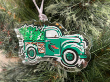 Load image into Gallery viewer, The University of Alabama at Birmingham Acrylic Christmas Truck Ornament by Justin Patten