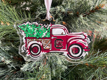 Load image into Gallery viewer, University of South Carolina Christmas Tree Truck Ornament by Justin Patten