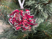 Load image into Gallery viewer, University of South Carolina Mascot Ornament by Justin Patten