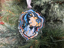 Load image into Gallery viewer, University of Tennessee Smokey Ornament by Justin Patten (Clear Ornament)