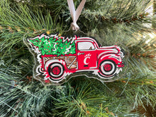Load image into Gallery viewer, University of Cincinnati Christmas Tree Truck Ornament by Justin Patten
