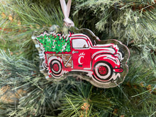 Load image into Gallery viewer, University of Cincinnati Christmas Tree Truck Ornament by Justin Patten