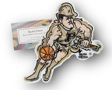 Load image into Gallery viewer, Purdue University Basketball Pete Magnet by Justin Patten