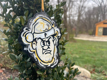 Load image into Gallery viewer, Purdue University Santa Pete Ornament by Justin Patten