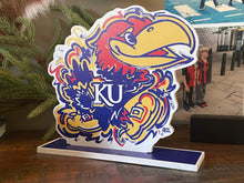 Load image into Gallery viewer, University of Kansas Jayhawks Standee by Justin Patten