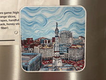 Load image into Gallery viewer, Indianapolis Monument Circle Magnet by Justin Patten