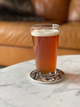 Load image into Gallery viewer, Purdue Drum Stone Coaster by Justin Patten