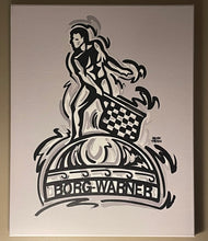 Load image into Gallery viewer, Borg Warner Trophy 16"x20" Wrapped Canvas Print by Justin Patten