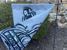 Load image into Gallery viewer, Borg Warner Indy 500 Trophy Garden Flag (12”x18” in.) by Justin Patten