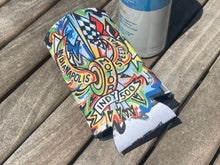 Load image into Gallery viewer, Indianapolis Motor Speedway Motion Wing and Wheel Koozie/ Drink Tall Can Sleeve by Justin Patten (INDY 500)