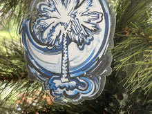 Load image into Gallery viewer, South Carolina Flag Ornament by Justin Patten (2 Styles)