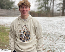Load image into Gallery viewer, Purdue Boilermaker Special Unisex Fleece Hoodie by Justin Patten (Oatmeal Heather)