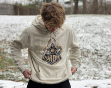 Load image into Gallery viewer, Purdue Boilermaker Special Unisex Fleece Hoodie by Justin Patten (Oatmeal Heather)