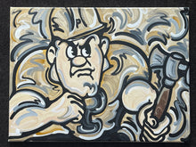 Load image into Gallery viewer, Purdue University Purdue Pete Painting by Justin Patten 24x18