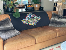 Load image into Gallery viewer, Indianapolis Motor Speedway Wing and Wheel Fleece Blanket (54" x 84") by Justin Patten