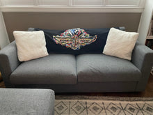 Load image into Gallery viewer, Indianapolis Motor Speedway Wing and Wheel Fleece Blanket (54" x 84") by Justin Patten
