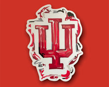 Load image into Gallery viewer, Indiana University IU Trident Vinyl Sticker by Justin Patten