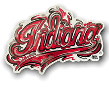 Load image into Gallery viewer, Indiana University Vinyl Sticker by Justin Patten