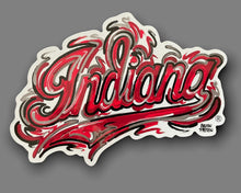 Load image into Gallery viewer, Indiana University Vinyl Sticker by Justin Patten