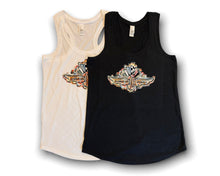 Load image into Gallery viewer, Indianapolis Motor Speedway Wing and Wheel Women's Tank by Justin Patten (3 Colors)