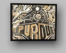 Load image into Gallery viewer, Purdue 20"x16" Boilermaker Special Vintage Style Print by Justin Patten