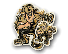 Load image into Gallery viewer, Purdue Pete Mini Vinyl Sticker by Justin Patten