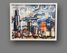 Load image into Gallery viewer, Chicago 20" x 16" Print by Justin Patten