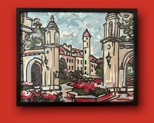 Load image into Gallery viewer, Indiana University 20" x 16" Sample Gates Print by Justin Patten