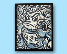 Load image into Gallery viewer, University of North Carolina 16" x 20" Mascot Print by Justin Patten