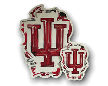 Load image into Gallery viewer, Indiana University IU Trident Mini Vinyl Sticker by Justin Patten