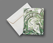 Load image into Gallery viewer, Michigan State University Full Color Note Card Set of 6 by Justin Patten