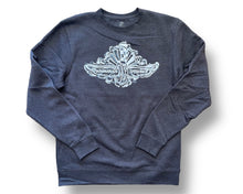 Load image into Gallery viewer, Indianapolis Motor Speedway Wing and Wheel "Smoke" Tee and Crew by Justin Patten