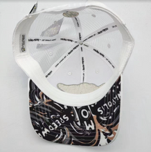 Load image into Gallery viewer, Indianapolis Motor Speedway 1910 Wing and Wheel White Hat by Justin Patten