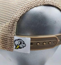 Load image into Gallery viewer, Indianapolis Motor Speedway Wing and Wheel Tan Trucker Hat by Justin Patten