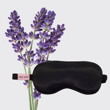 Load image into Gallery viewer, The Lavender Weighted Satin Eye Mask