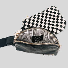 Load image into Gallery viewer, Wonderlust Woven Dual Pouch Wristlet | Choose Your Color