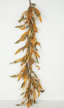 Load image into Gallery viewer, Fall Mix Herb Leaves & Heather Garland | 4'