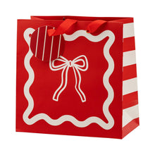Load image into Gallery viewer, Christmas Bows Gift Bag | Set of 3