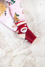 Load image into Gallery viewer, Matching Parent & Toddler Christmas Socks – Santa Claus Design