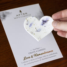 Load image into Gallery viewer, Love & Remembrance Seed Paper Greeting Card