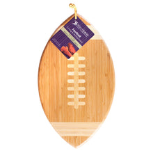 Load image into Gallery viewer, Football Shaped Cutting Board & Charcuterie Serving Tray