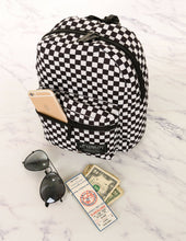 Load image into Gallery viewer, Mini Checkered Backpack