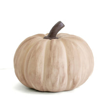 Load image into Gallery viewer, Willis Pumpkin Décor – Antique Cream