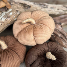 Load image into Gallery viewer, Brown Corduroy Pumpkin