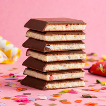 Load image into Gallery viewer, Shows inside of Happy Birthday Truffle Bar.
