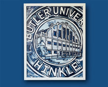 Load image into Gallery viewer, Butler University Hinkle 16" x 20" Print by Justin Patten